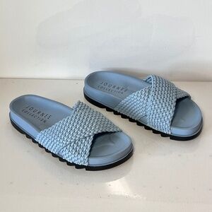 Journee Collection GRETIE Faux Leather Open Toe Slide Sandals
